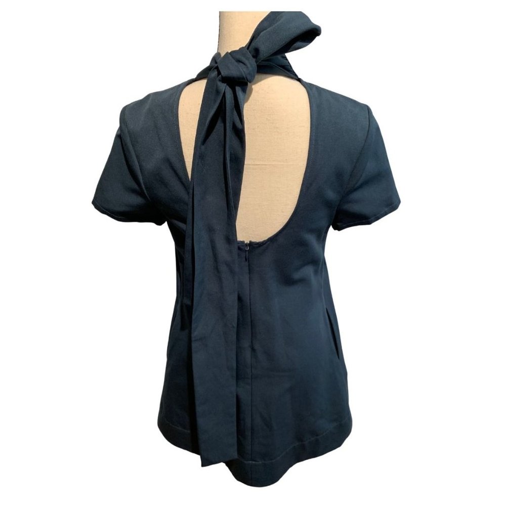 NEW STAUD mini ilana dress in peacock - Picture 2 of 2